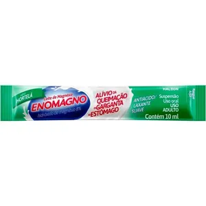 Leite de Magnésia EnoMagno Suspensão10ml 1 Sachê Sabor Hortelã Haleon