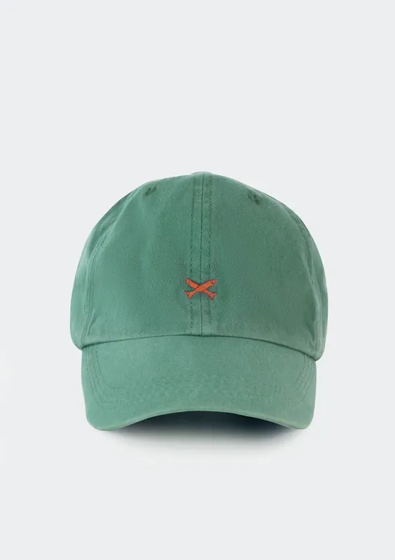 Boné Masculino Aba Curva Com Bordado - Verde UNI