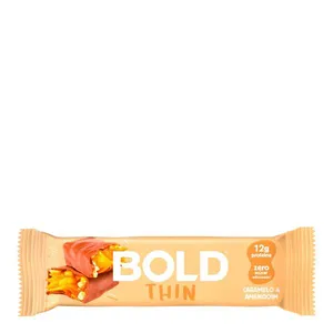 Barra de Proteína Bold Thin Caramelo & Amendoim 40g