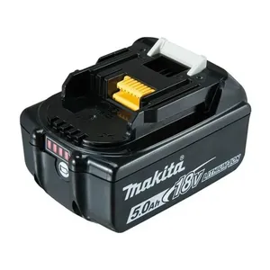 Bateria de Lítio BL1850B 18V 5AH Indicador de Nível de Carga sem Efeito Memória Makita Bateria de Lítio BL1850B 18V 5AH Indicador de Nível de Carga Makita