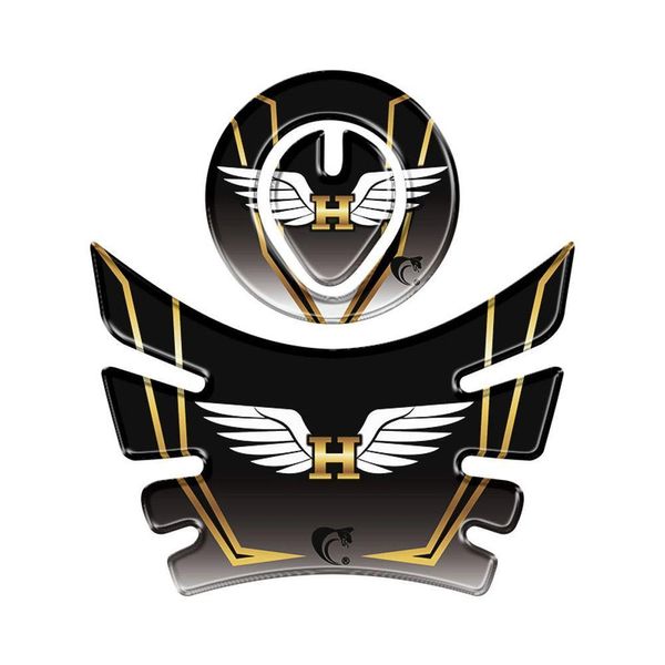 Adesivo Protetor Tanque Bocal Moto Bros Até 2015 Cor Preto