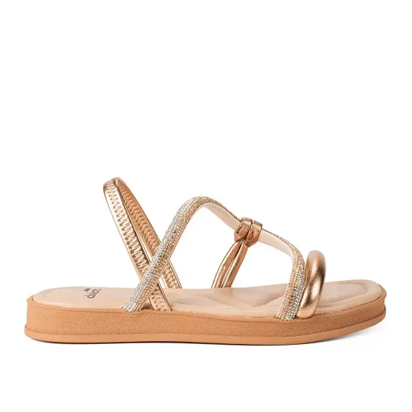 Sandália Dakota Flatform Metalizada 38