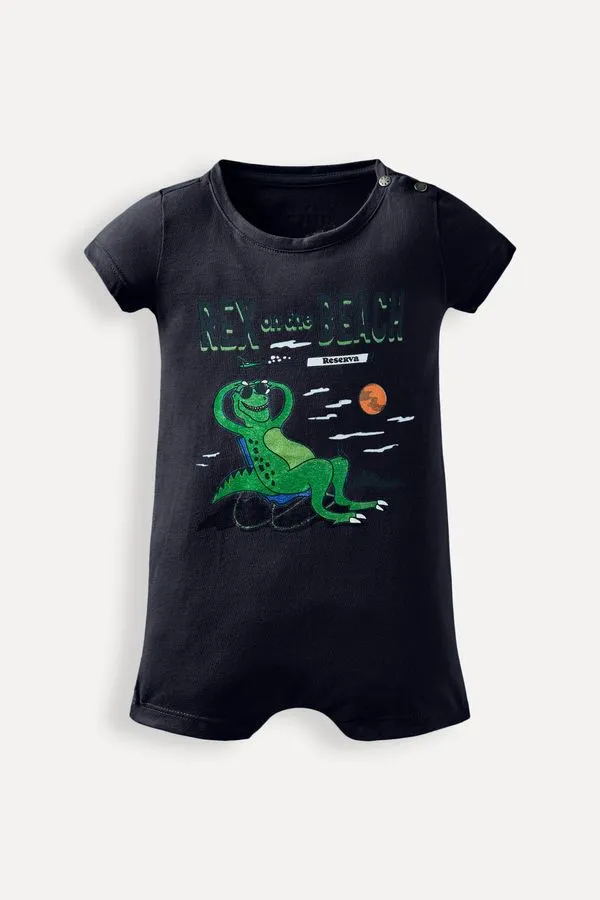 Macaquinho Pimpao Bb Rex Beach Fuligem - M