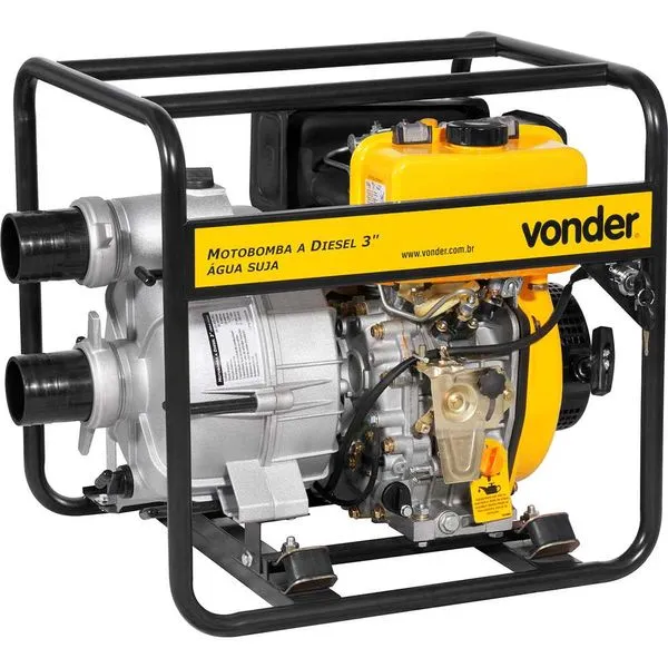 Motobomba a diesel 7CV 3x3"para Água Suja - VONDER
