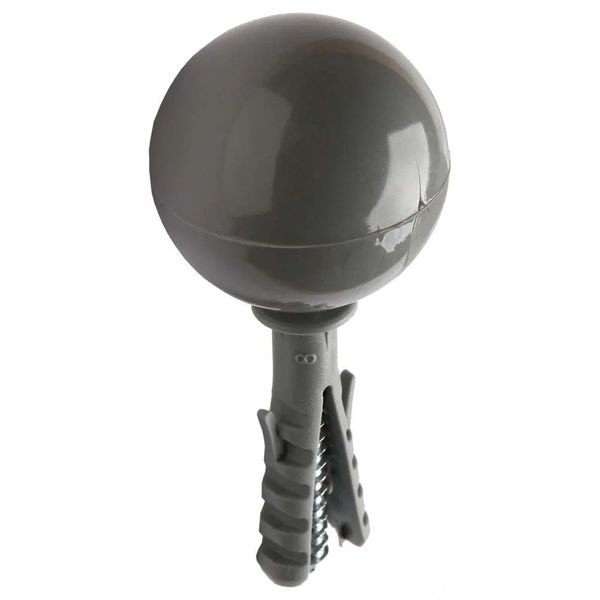 Batedor de Porta Bola em PVC Cinza Fixtil Batedor de Porta Pvc Cinza Fixtil