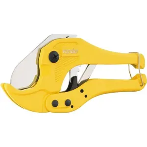 Cortador de Tubos para PVC 1.5-8 42mm Modelo 3559042000 com Lâmina de Aço Temperado Amarelo Nardelli Cortador de Tubos para PVC 1.5-8 42mm 3559042000 com Corte Preciso Amarelo Nardelli