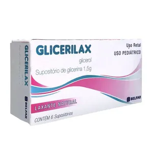 Glicerilax Supositório de Glicerina Pediátrico - 6un - Belfar