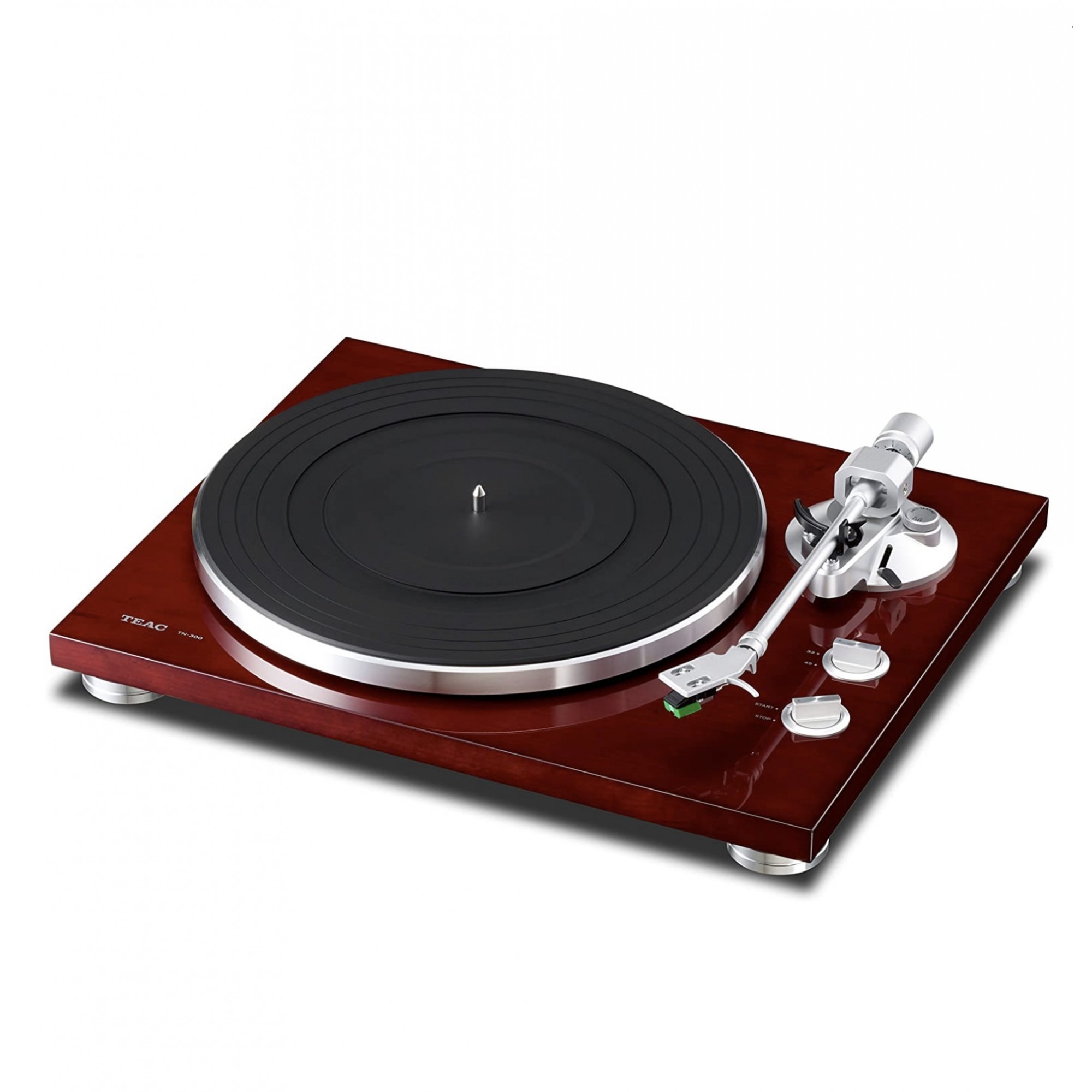 Toca Discos Teac Tn-300 Gravação Usb Cartucho Audio Technica Cherry