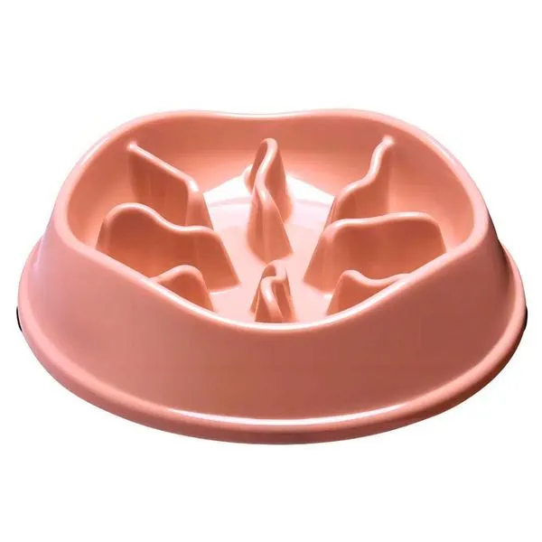 Comedouro Para Pets Alto Starkpet High 550ml Rosê (MP)