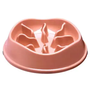Comedouro Para Pets Alto Starkpet High 550ml Rosê (MP)