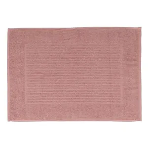 Toalha de Piso Basic Antiderrapante 100% Algodão Cor 30166 Rosa Cupcake 50x70cm 204195 - Tecelagem Atlântica