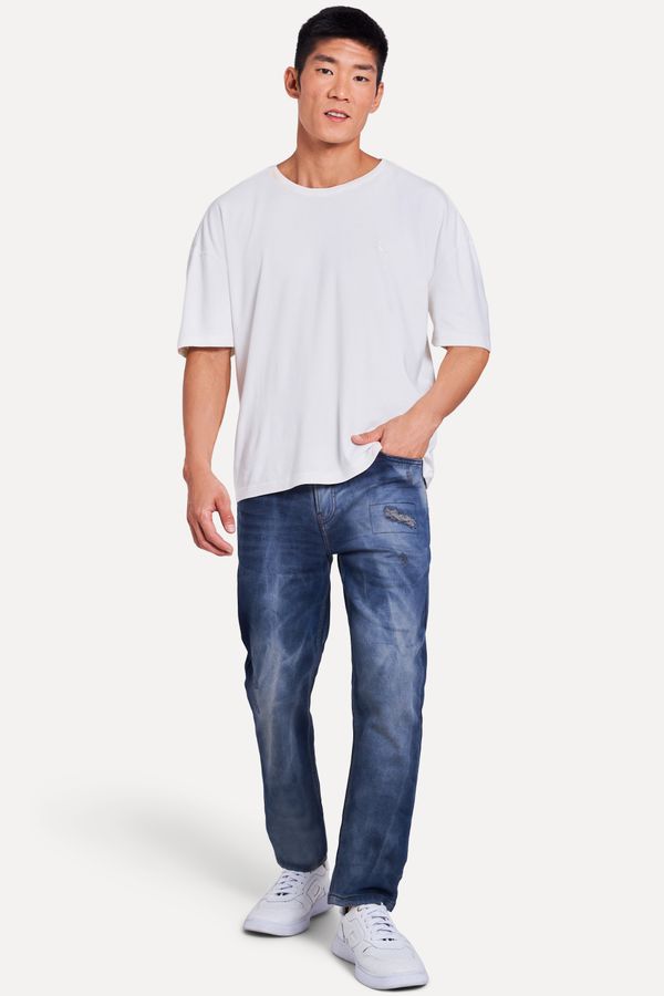 Calca Jeans Skinny Moletom Pimenta Indigo - 42