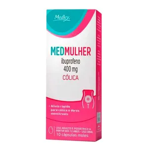 MedMulher 400mg 10 Cápsulas Moles