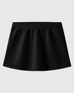 Saia Shorts Infantil Menina Cós Elástico Em Algodão Malwee Kids Preto - 2