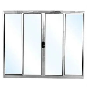 Vitrô de 4 Folhas Sem Bandeira e Com Grade 100x120 Metro Soft - JANELLOT VITRO 4F 100X120 S/BAND C/GR SOFT NORM