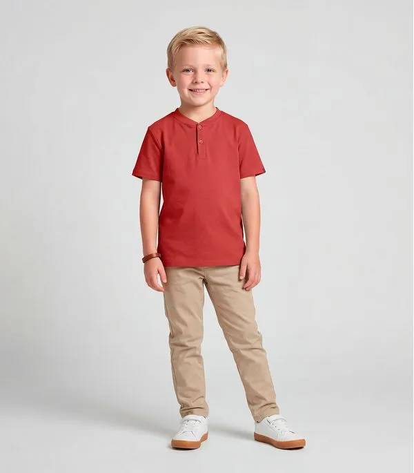 Camiseta Infantil Menino Cotton Leve Trick Nick Vermelho 1