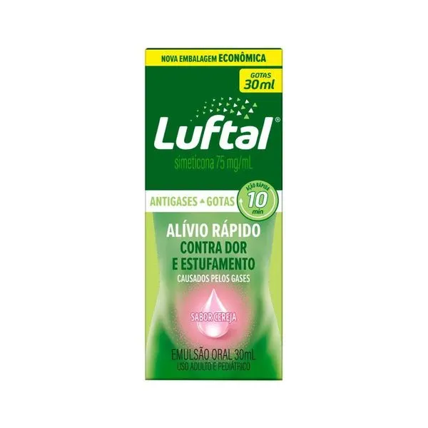 Luftal Simeticona 75mg/ml Gotas 30ml LUFTAL GTS 30ML