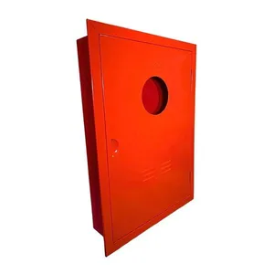 Abrigo para 2 Mangueiras de Incêndio Embutir Chapa de Aço 90x80x17cm com Visor em PVC Metasal Abrigo 2 Mangueiras de Incêndio Embutir Chapa de Aço 90x80x17cm Visor PVC Metasal