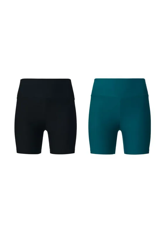Kit 2 Bermudas Esportivas Femininas - Multicolorido XP
