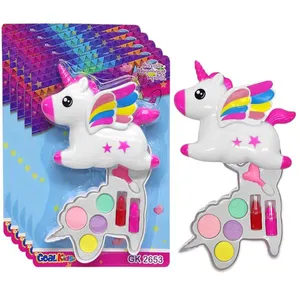 Kit 5 Maquiagem Infantil Unicórnio Lembrança Festa Infantil p/ Sacola Surpresa