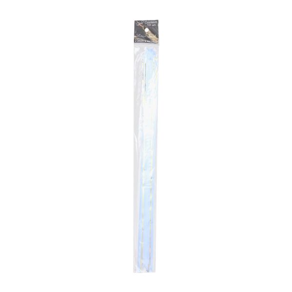 Laço Fácil Gala Embalagens Fio Dourado com 10 Unidades 2,3x44cm Azul bebê