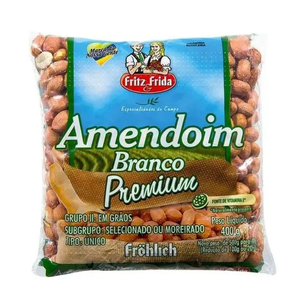 AMENDOIM FRITZ E FRIDA BRANCO 400G