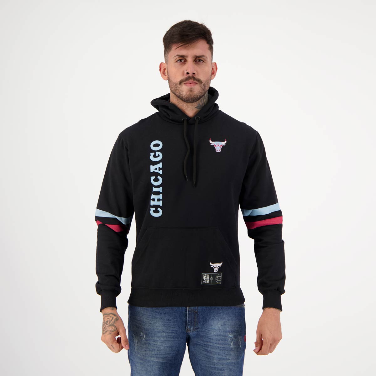 Moletom NBA Chicago Classic Preto