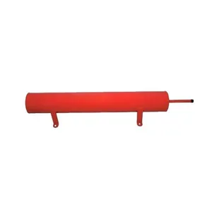 Cilindro de Pressão Mola Pneumática com Garras 520x152mm 9L Vermelho Javali para Amortecer Golpe de Aríete Cilindro de Pressão Mola Pneumática com Garras 520x152mm 9L Vermelho Javali