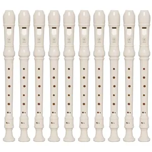Kit 10 Flautas Doce Soprano Barroca Em C YRS-24B Yamaha