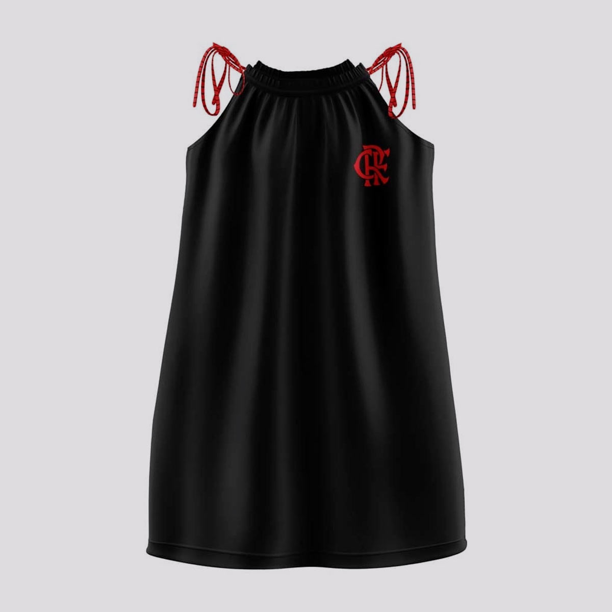 Vestido Flamengo Totter Juvenil Preto