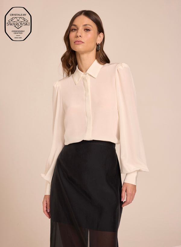 Camisa Le Lis Ale Seda Feminina 48