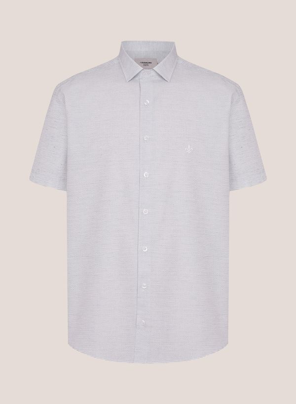 Camisa Comfort Fit Maquinetada Dudalina Masculina 4
