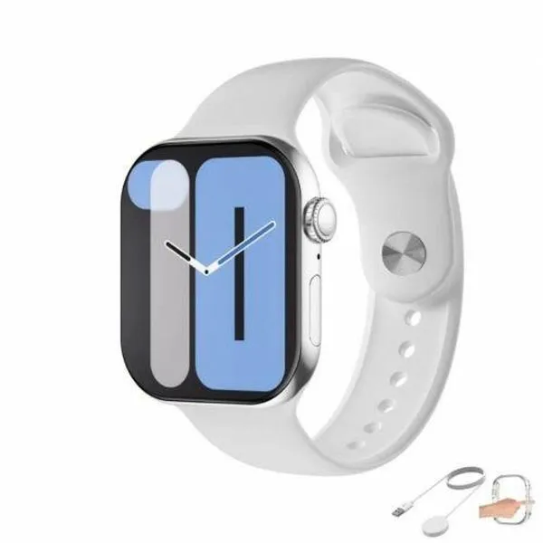 Smartwatch S10 Pro Serie 10 Microwear com Pulseira de Silicone 47mm com Chatgpt 1GB Smartwatch Microwear S10 Pro 47mm Serie 10 1gb Chatgpt Lançamento
