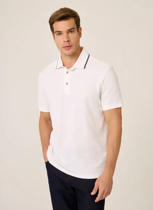 Polo Regular Fit Gola Favo Frisos Dudalina Masculina M