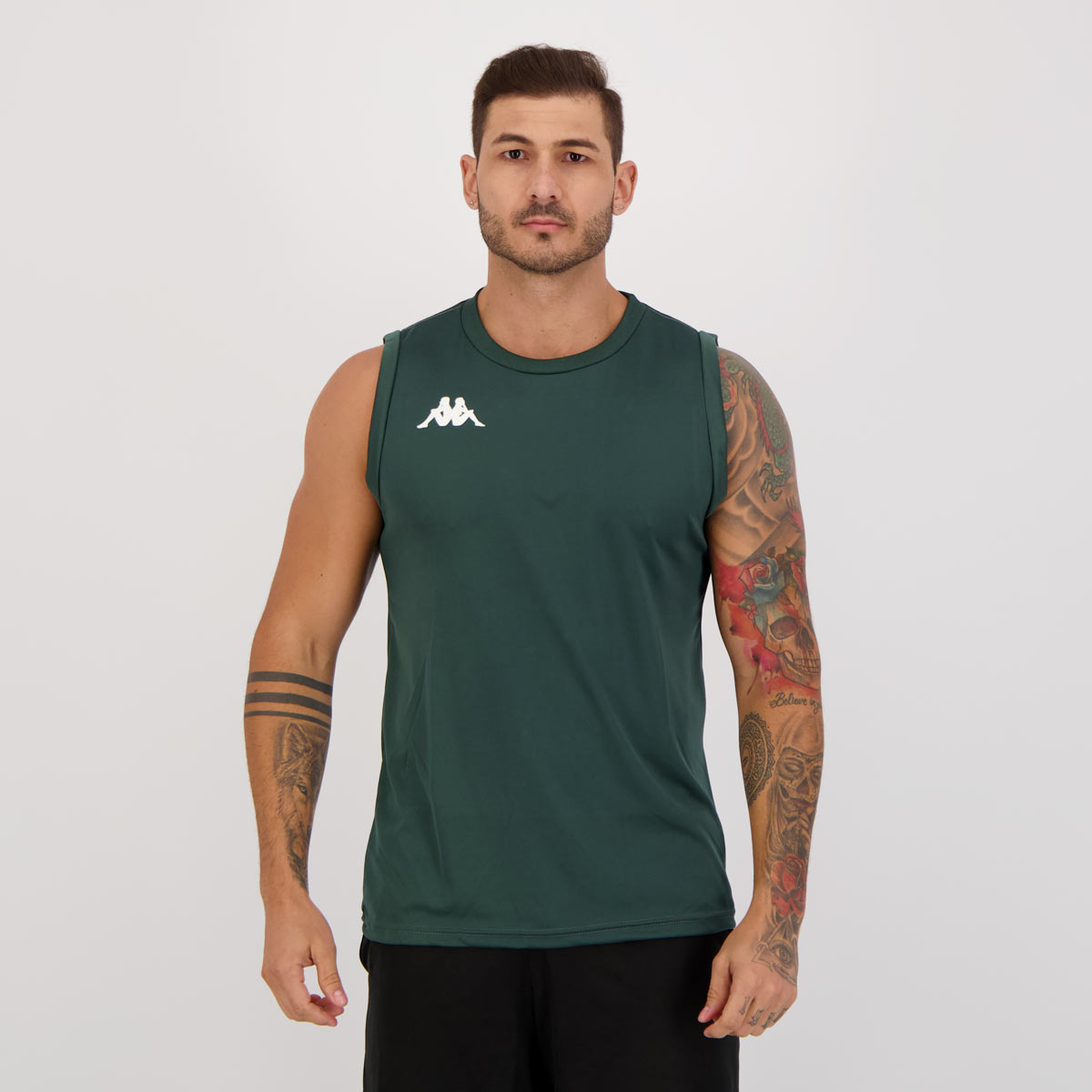 Regata Kappa Sport Verde Escuro