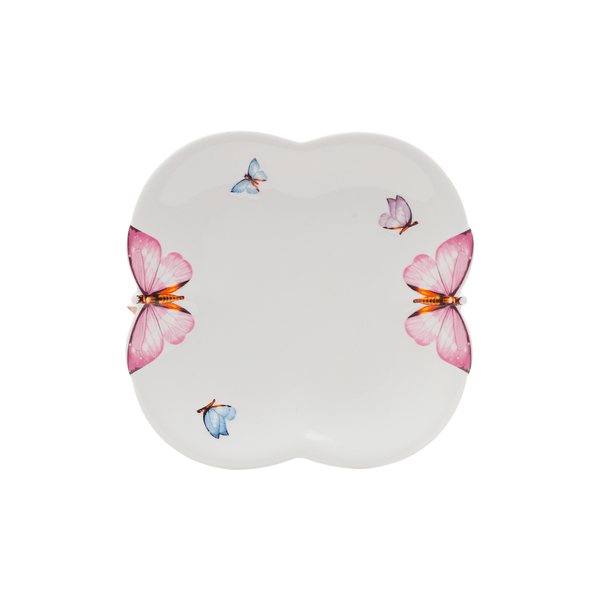 Conjunto de Pratos para Sobremesa Wolff 6 Peças Porcelana Estampada