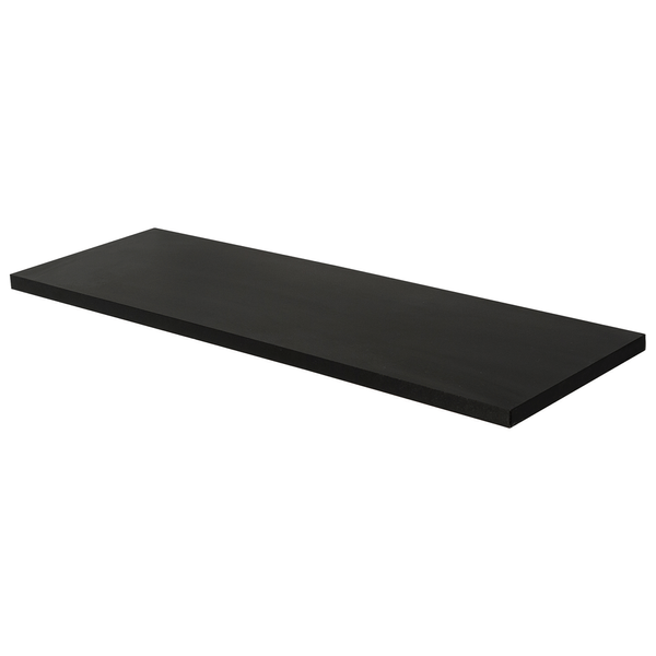 Prateleira Decorativa da Multivisão, MDP, Com Suporte Invisível, Preto, 20x60 cm - PBS-2060-UV Preto