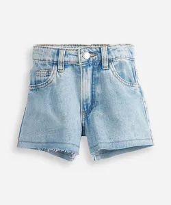 short curto infantil jeans azul 4