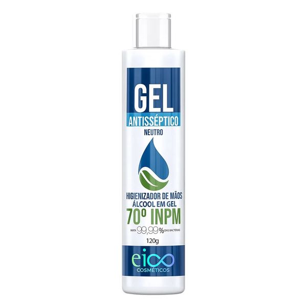 Alcool Em Gel Eico Antisséptico Neutro 70º INPM - 120g
