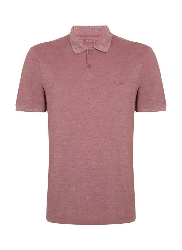 Polo Comfort Fit Piquet Linho Masculina Individual GG