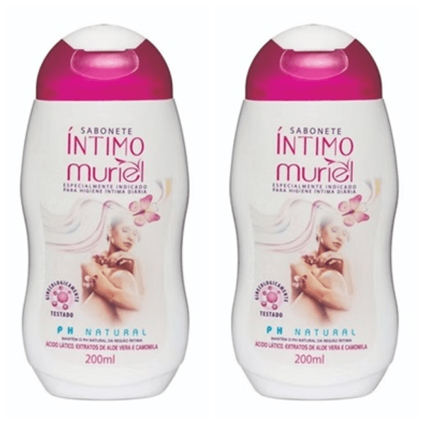 Kit c/2 Sabonetes Íntimo Muriel 200ml