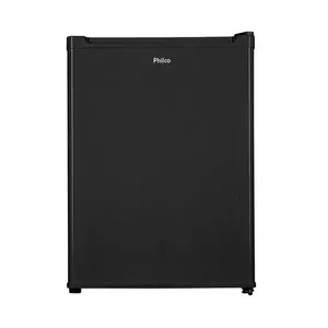 Frigobar Philco PFG85P 68L Compacto com Porta Reversível e 5 Níveis de Temperatura Preto 110V Frigobar Philco PFG85P 68L com Compressor e Porta Reversível Preto 110V