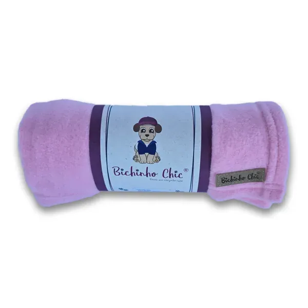 Cobertor Basic Bichinho Chic Rosa M