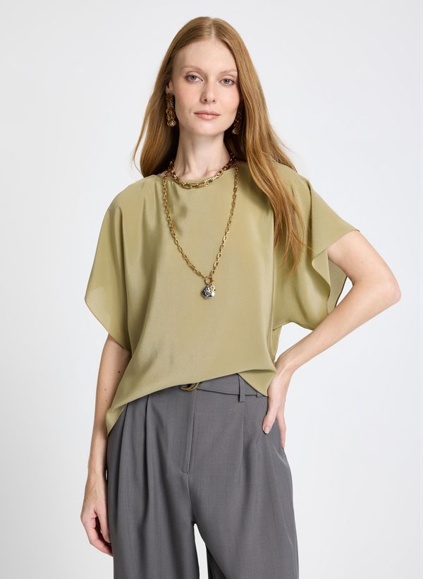 Blusa Le Lis Isla Loretta Seda Feminina 34