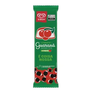Picolé Kibon Palito Guaraná 59g PICOLE KIBON PALITO GUARANA 59G