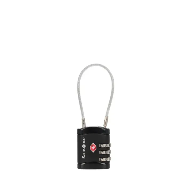 Cadeado TSA Cablelock Global Samsonite Preto