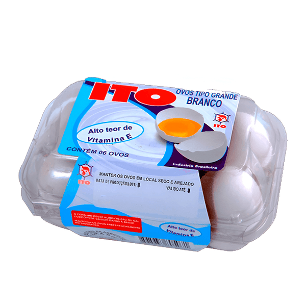 Ovos Branco Ômega 3 Ito Grande - 6 Unidades
