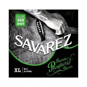 Encordoamento Violão Aço A140XL Acoustic Phosphore Bronze Extra Leve .010-.047 Savarez Encordoamento Violão Aço A140XL Phosphore Bronze Extra Leve Savarez