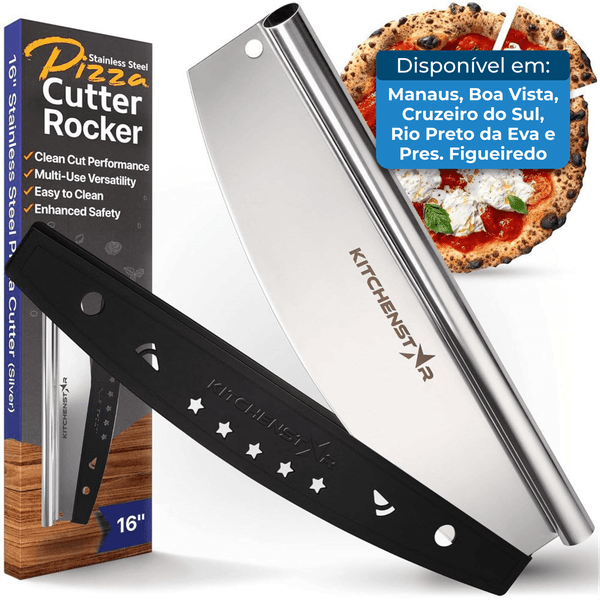 Cortador De Pizza Kitchestar 16" Inox A-MBI
