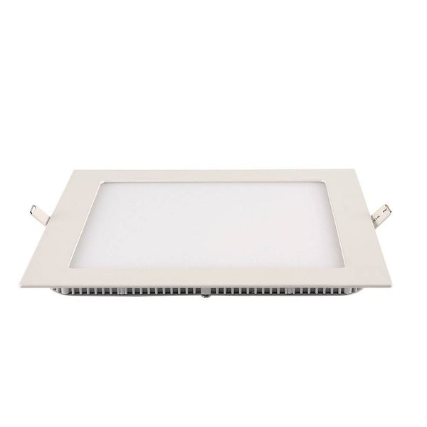 Painel Led Tech Slim 12W Embutir Aluminio Quadrado 170Mm Bivolt 3000K Branco